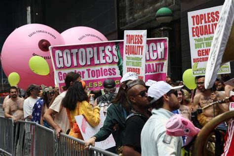 Go Topless Day 16th Annual NYC 2023 at Bryant Park